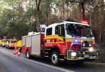 Fire truck destroyed in Birnam blaze