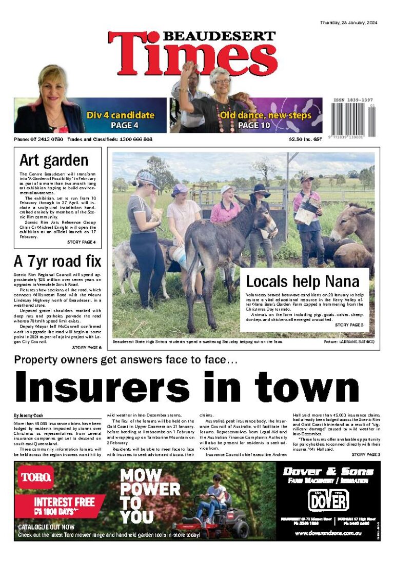 Beaudesert Times - 25th January 2024 - Beaudesert Times