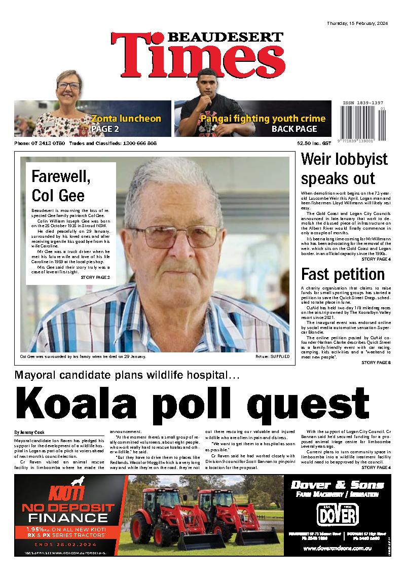 Beaudesert Times - 15th February 2024 - Beaudesert Times