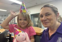 Beauy’s first leap year baby turning four on first birthday