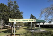 Cr Sanders out and about