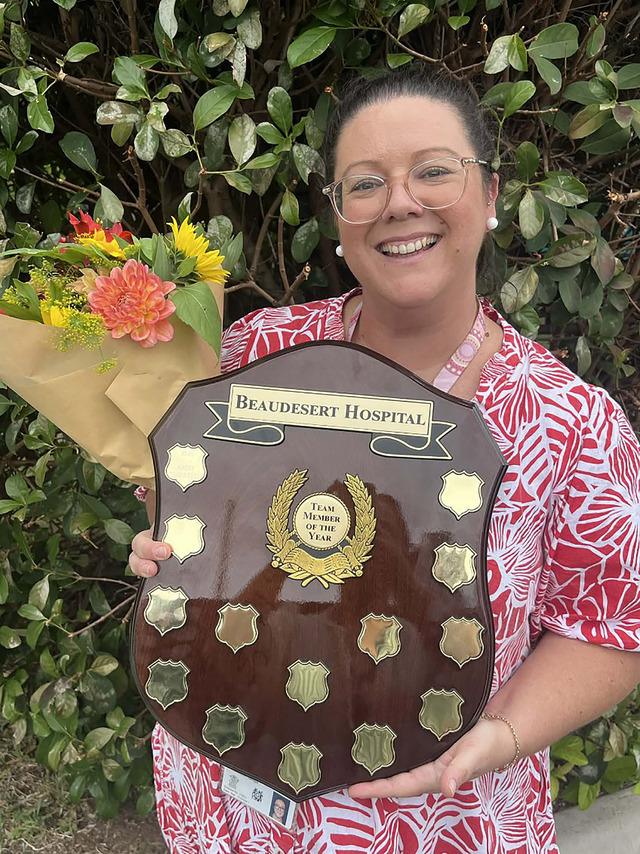 Hospital celebrates standout staff leader